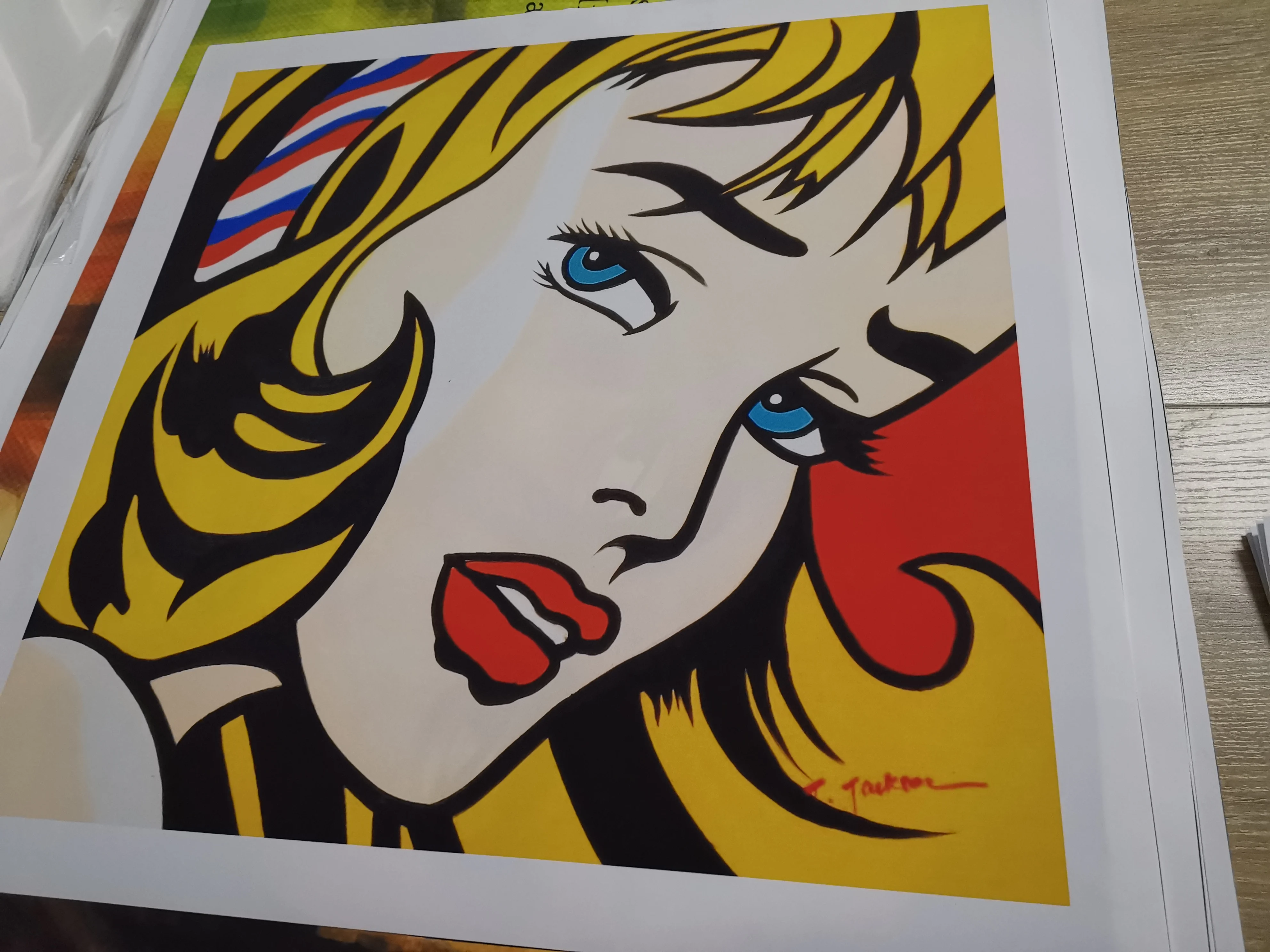 RELIABLI ART Roy Lichtenstein поп-арт, Картина на холсте, абстрактное искусство для гостиной, квадратные настенные картины, печать на холсте, без рамки