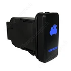 12 В синий светодиодный компрессорный кнопочный переключатель для Toyota Landcruiser Hilux Prado 120 SERIES 4runner 2003-2009 OEM Замена