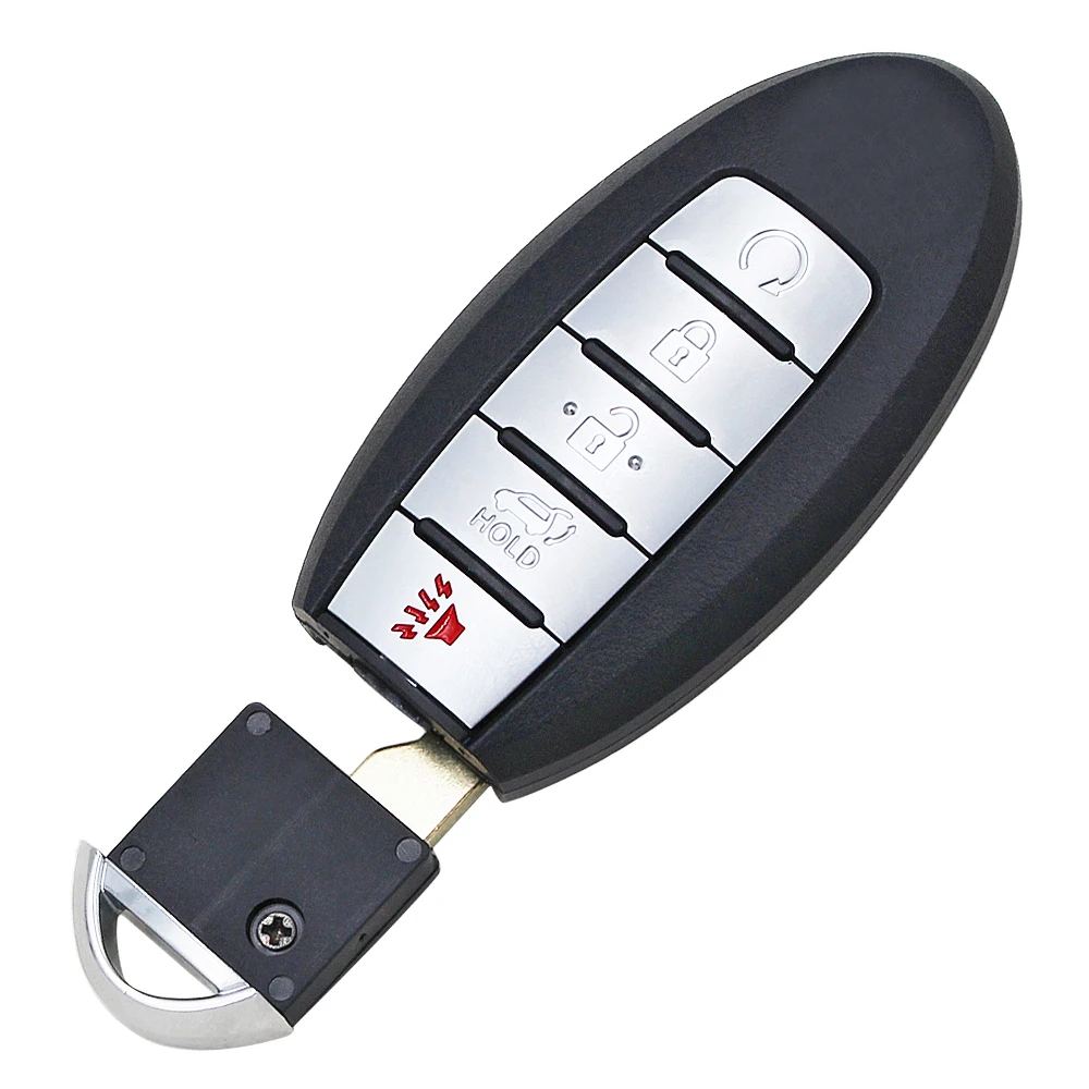 Keyless-Go FSK 434MHz Smart Remote Key (SUV) PCF7953M HITAG AES 4A Chip FCC ID: KR5TXN4 S180144507 NSN14 Blade For Nissan Rogue |
