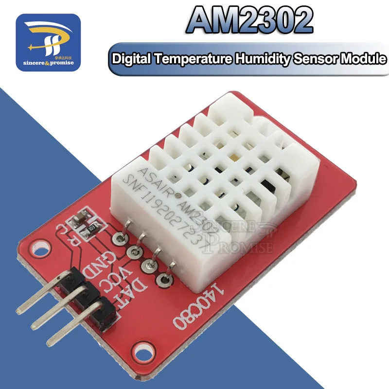 Высокая точность AM2302 DHT22 цифровой Температура& влажности Сенсор модуль 5V одиночного автобуса Интерфейс для Arduino Uno R3 один - Цвет: DHT22 Red