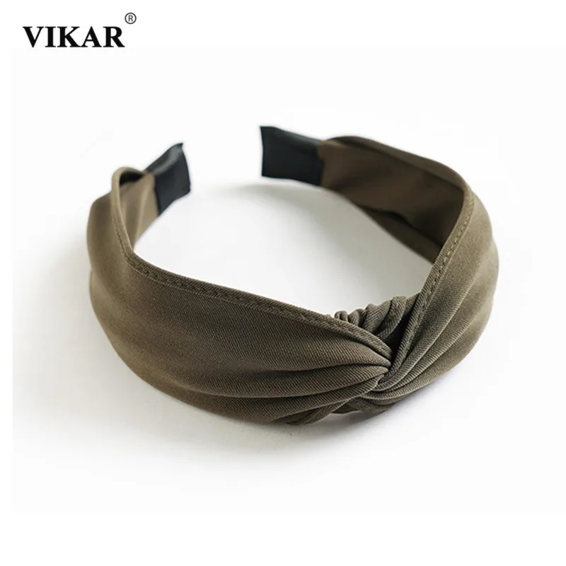 Ободок VIKAR двухслойный Женский ободок с узелком аксессуар для волос| |