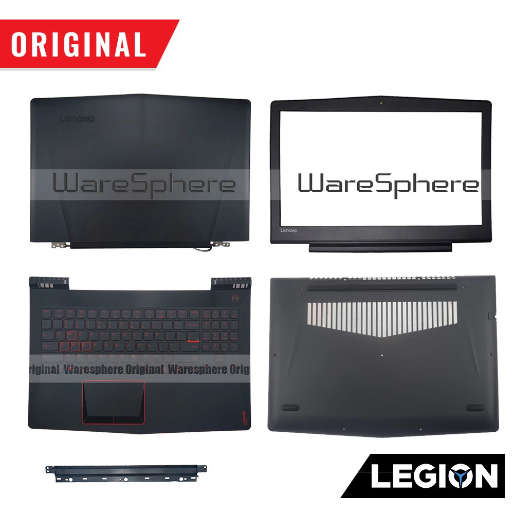 Original para Lenovo Encosto de Plamrest Legion Y520-15ikb R720-15ikb Lcd Volta Moldura Base Inferior sp Eua Rukeyboard Y520 R720 Y520-15 R720-15