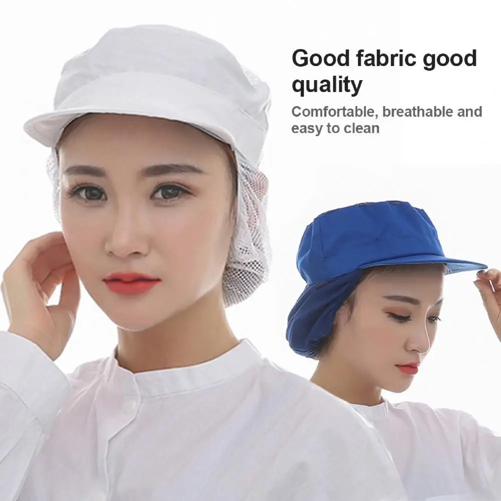 

Chef Hat Solid Color Skin-friendly Cotton Mesh Catering Waiter Kitchen Caps for Cooking