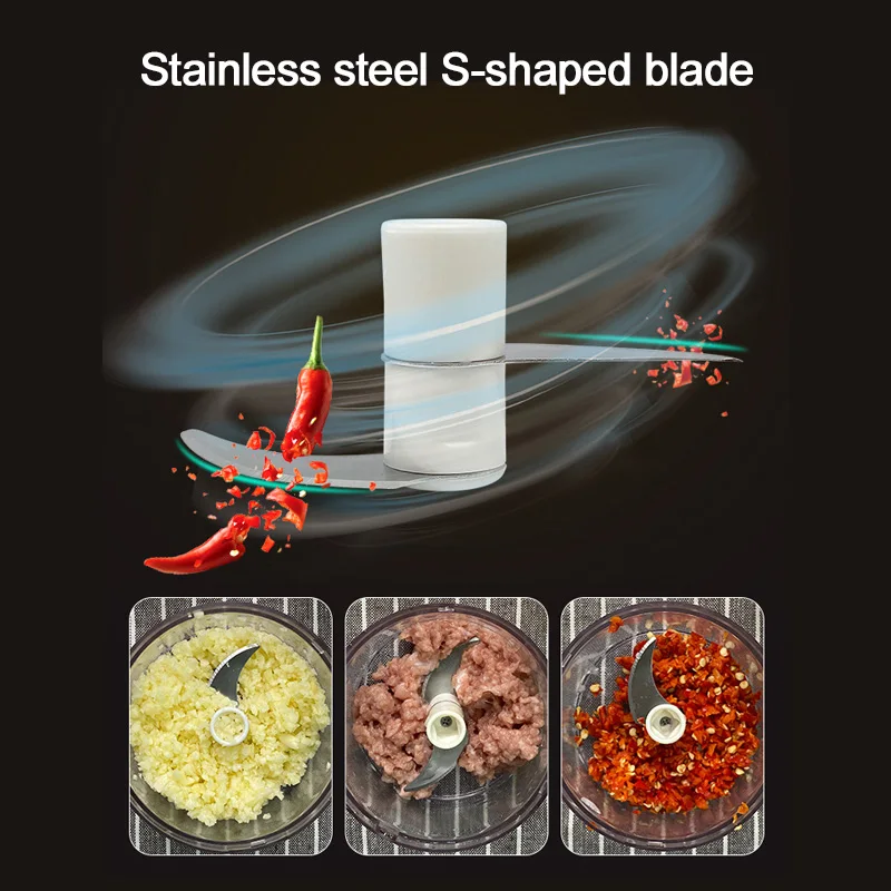 Беспроводная электрическая давилка чеснока мини-пресс для фруктов и домашний