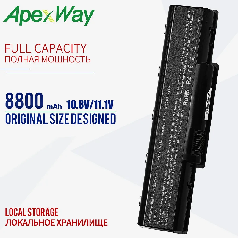 

Аккумулятор 8800 мАч для Acer Aspire 4732Z 5332 5517 AS09A31 AS09A41 AS09A51 AS09A56 AS09A61 AS09A70 AS09A71 AS09A73 BT.00603.076
