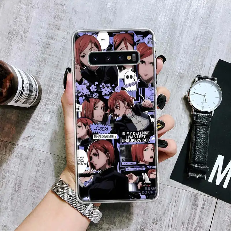 hot jujutsu kaisen anime phone case for samsung galaxy s20 fe s10 plus s21 s22 ultra s10e s9 s8 s7 edge j4 fundas cover coque free global shipping