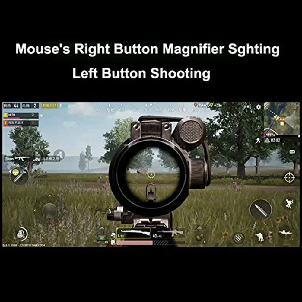 PUBG адаптер для ПК игровая клавиатура Мышь никакой вибрации черный USB мобильного