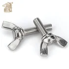 Крыльчатые болты бабочка bolts1-5pcs DIN316 M3 M4 M5 M6 M8 M10 винты с накатанной головкой 304 нержавеющая сталь затянуть вручную