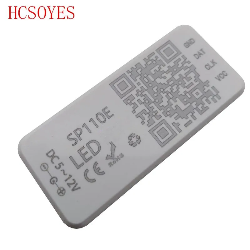 SP110E Bluetooth пиксельный светильник контроллер от смартфона приложение для WS2812B SK6812 LPD8806 DMX512 1903 RGB/RGBW DC5-24V