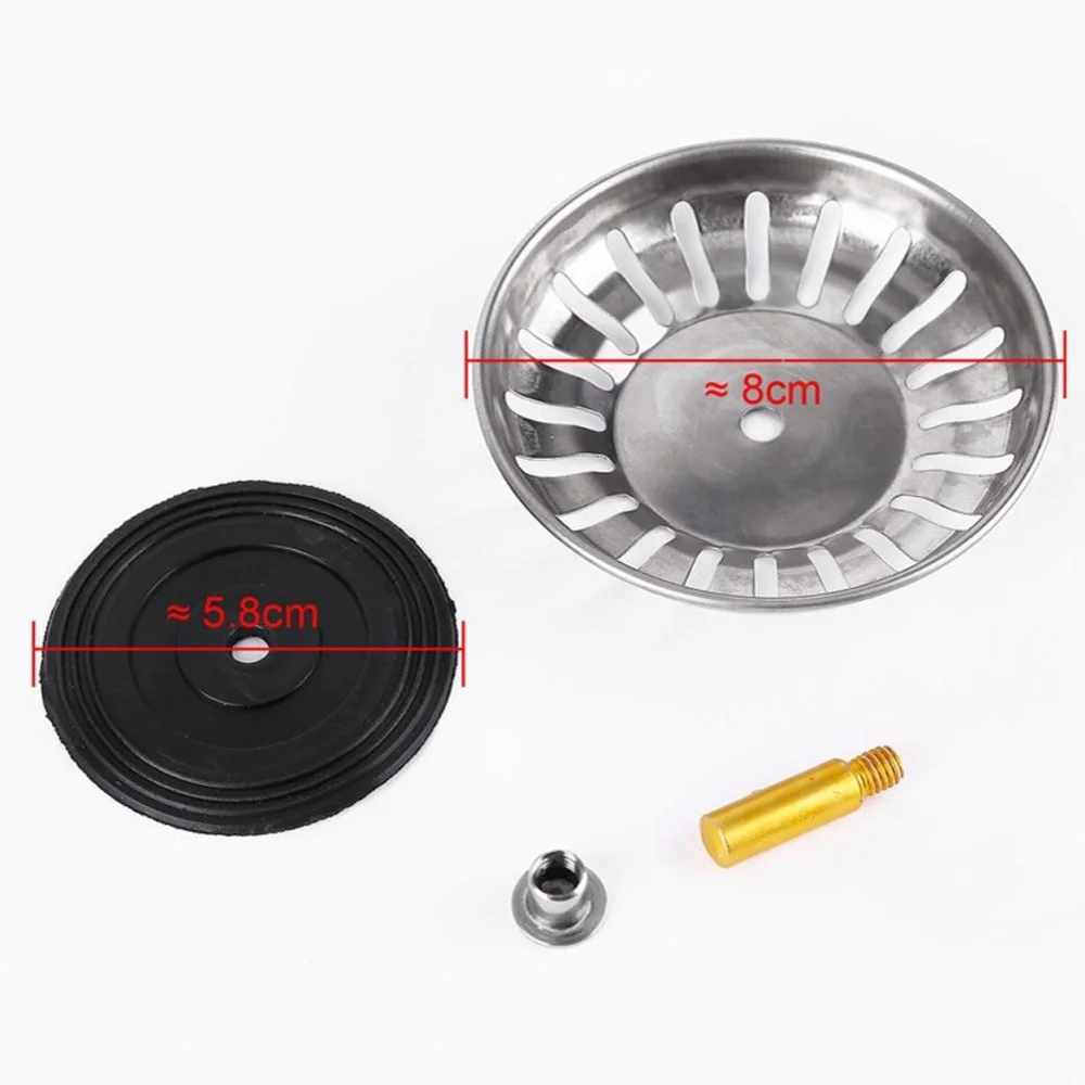 2 шт. фильтр для слива воды из нержавеющей стали фильтрации раковины ванной