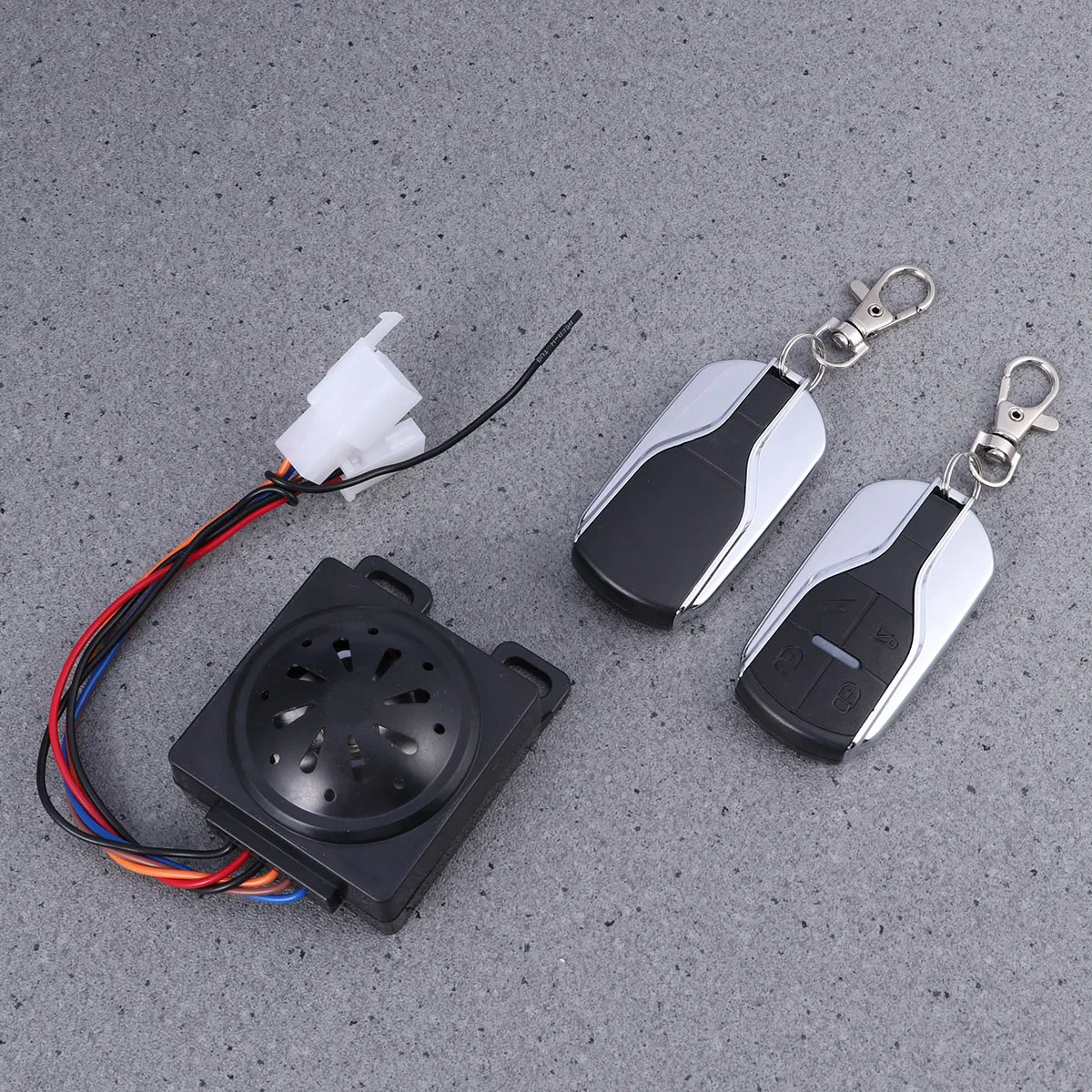 3Pcs Motorcycle Security Alarm System Horn Warner with Remote Control Cutting Off Engine Start Disarming Anti-theft | Автомобили и