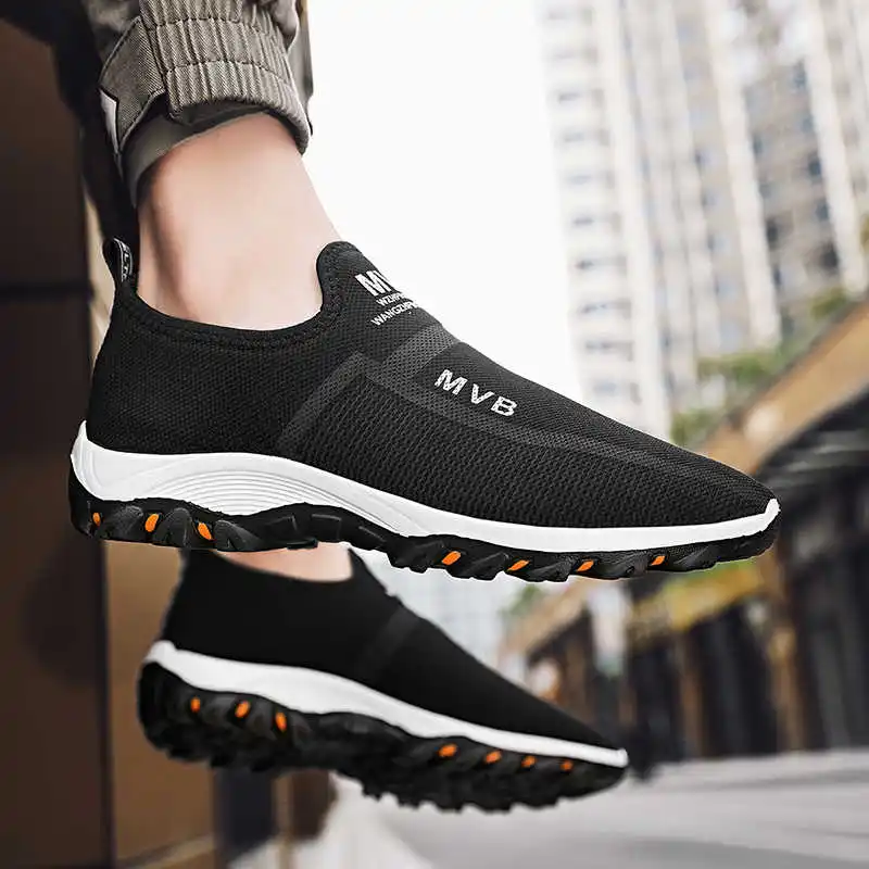 

Summer Mesh Men Shoes Lightweight Sneakers Men Casual Walking Shoes Breathable Slip on Mens Loafers Zapatillas Hombre