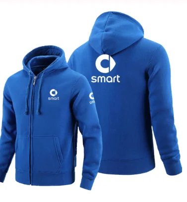

2020 NEW Zipper Hoodies Smart logo Printed Hoodie Fleece Long Sleeve Man's zipper Jacket Sweatshirt