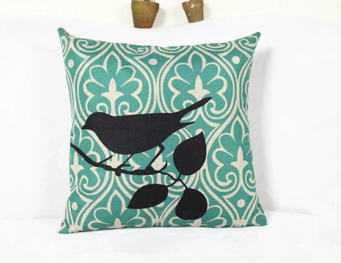 Небесно голубой цвет трилобиты кошка Милая подушка Массажер декоративные