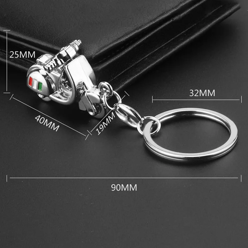 OTOKIT New Metal Motorcycle Key Ring Keychain Cute Creative Gift Sports Keyring Store key chain Car Bag Rings | Автомобили и