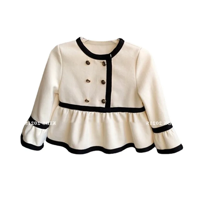 

Shirts Tees Tops Full Sleeve O-neck Collar Pullover Solid Regular Cotton New Fashion Casual Simple Cute Spring Autumn Girls Kids