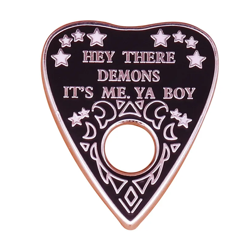 Волшебная эмалированная брошь Ouija на лацкан булавки Коллекционирование