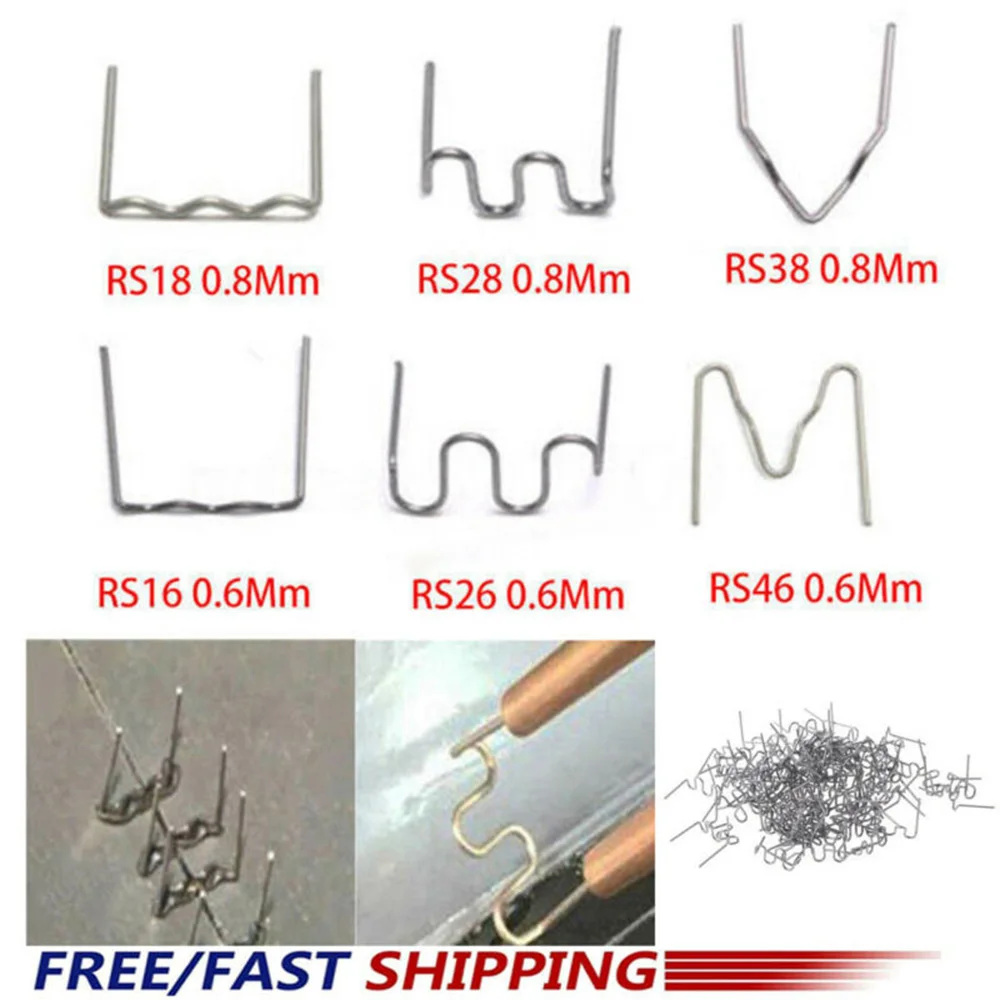 

600pcs Car Bumper Repair Machine Plastic Parts Repair Welding Nail For Machine