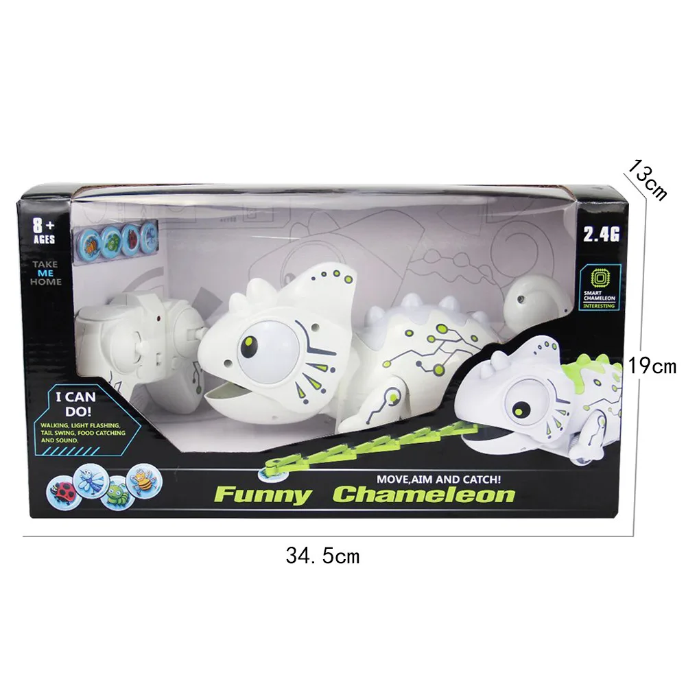

Xinqite Remote Control Chameleon Creative Intelligent Pet Machine Dragon Boy Children's Electric Remote Control Robot Toy