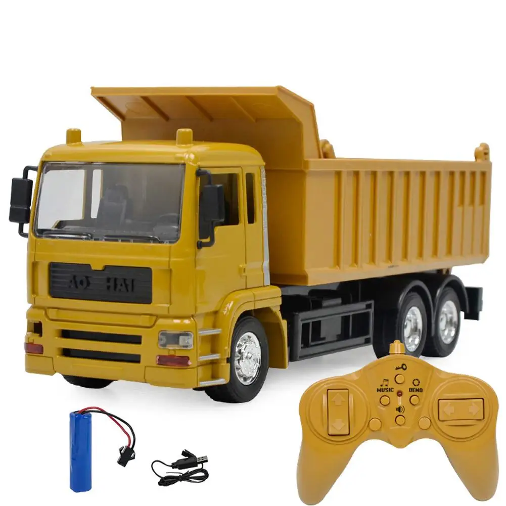 

Remote Control Car Rechargeable Dump Truck Vehicle Toys Car Model