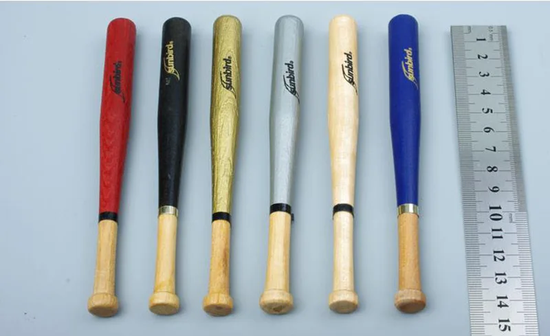 

14.5cm Long 1/6 Scale Figure Scene Accessories Baseball Bat Model Doll Weapon for 12" Action Figure Doll Accessories Figure