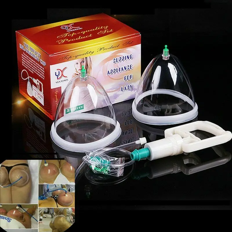 Breast & Buttocks Enhancement Pump Lifting Vacuum Suction Cupping Therapy Device Body Care for Women Massage masajeador | Красота и