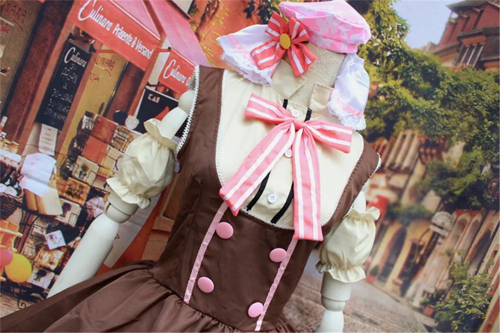 Костюм для косплея Love Live Tojo Nozomi милое конфетное платье Ядзава Нико любимые!