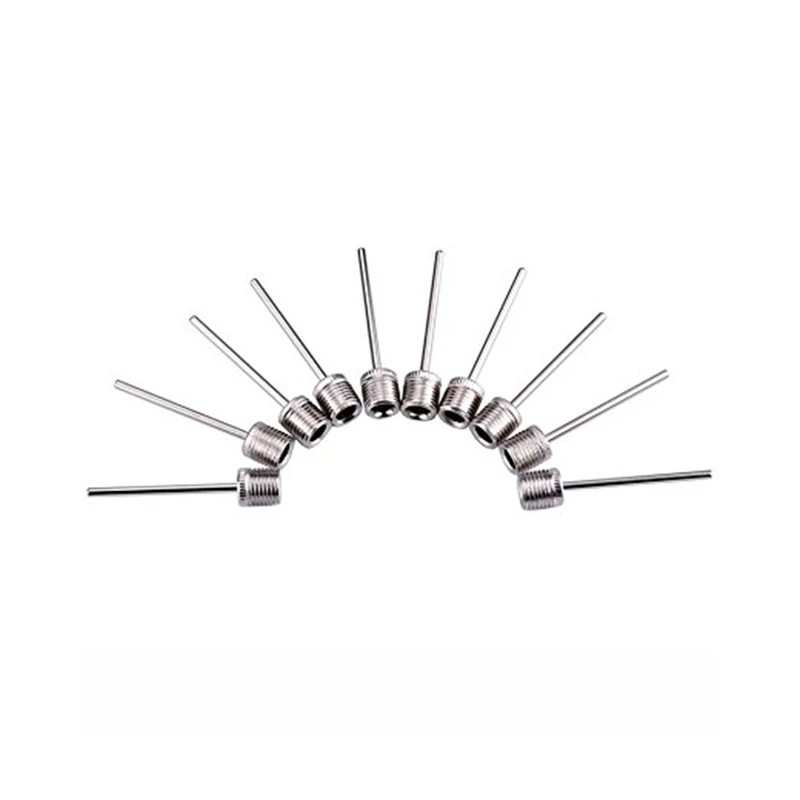 

10pcs Sports Ball Standard Inflating Kit Ball Air Pump Needles For Soccer Basketballs Volleyballs Footballs Balls Pump Needles