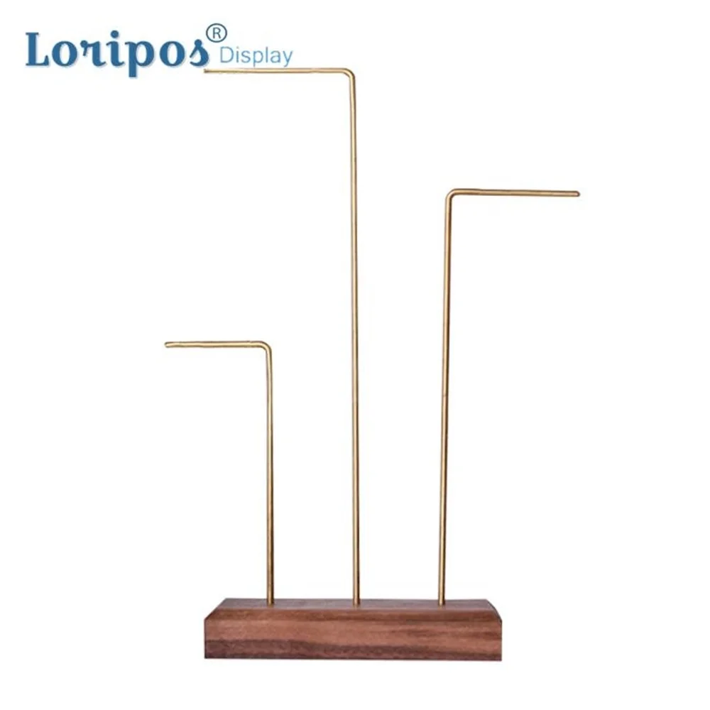 Подставка для демонстрации ожерелья и серег черный орех | Дом сад