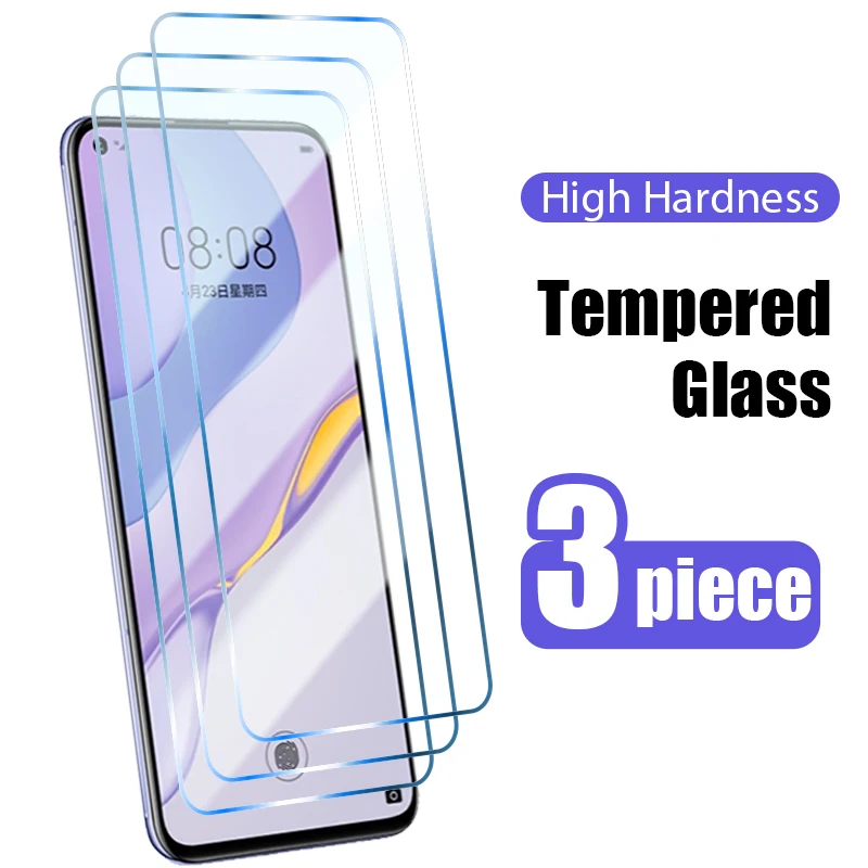 

3 Pieces Cover Phone Glass for Samsung A51 A50 Glass Screen Protector for Samsung A71 A70 A30 A40 A20 A10 A20e Protective Glass
