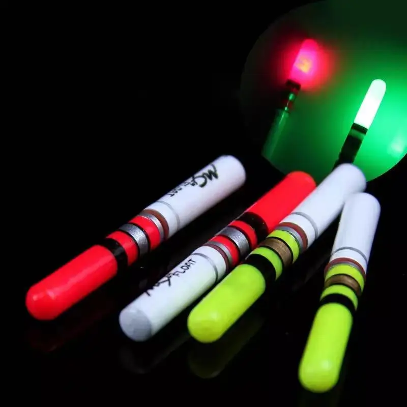 5pcs/lot Light Sticks Green / Red Work with CR322 Battery Operated LED Luminous Float Electronic Night Fishing Tackle | Спорт и