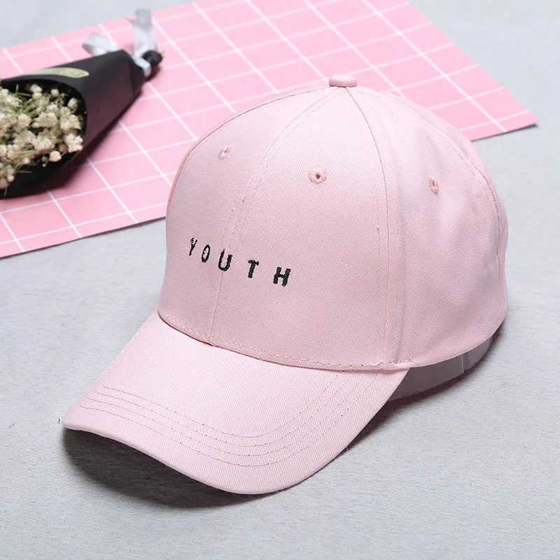 

Summer Baseball Cap New Cotton Mens Hat Youth Letter Print Embroidery Cotton Unisex Women Men Hats