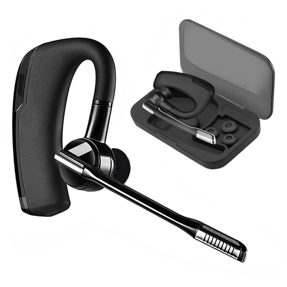 

2021 Newest Bluetooth Headset K6 Wireless Earphones Earbuds Stereo Handsfree Business Headsets With HD Mic For All Smart Phone