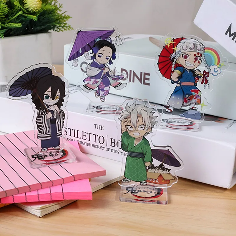 

Anime Demon Slayer Kimetsu no Yaiba Acrylic Desk Stand Figures Models Figures Plate Holder Stand Model Plate Decor Gift