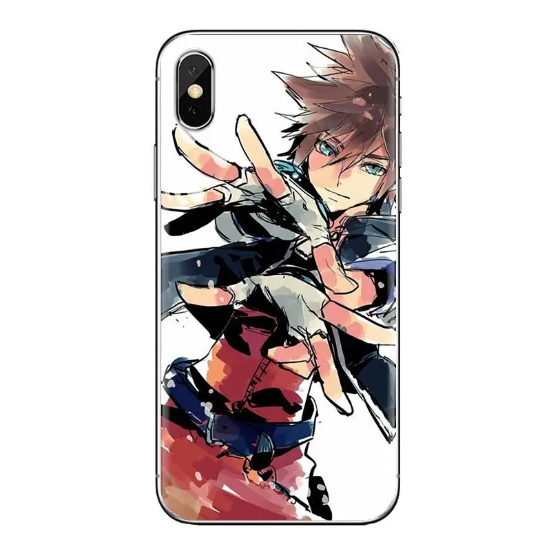 Для Xiaomi Redmi 4 3 3S Pro mi 4i 4C 5 5s Max Note 2 силиконовый чехол Чехлы Kingdom Hearts игровые брелки Sora