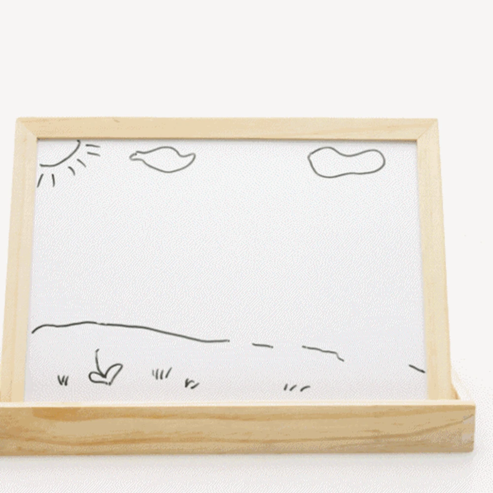 Детский деревянный пазл многофункциональная двусторонняя магнитная доска для