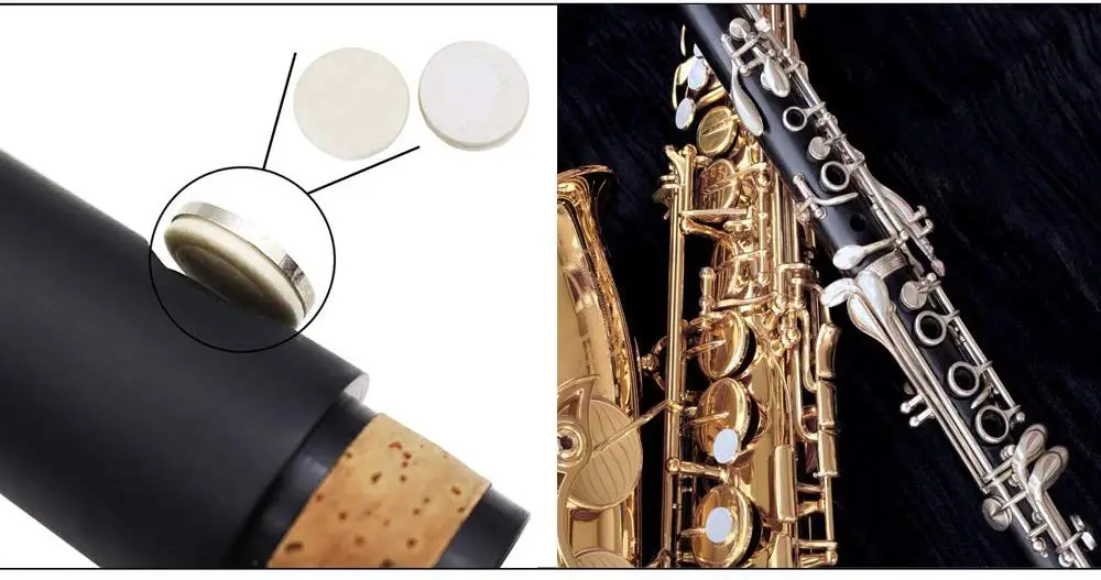 Кожаные накладки Comidox 17 шт./компл. кларнет для изысканного ветра сменный прибор