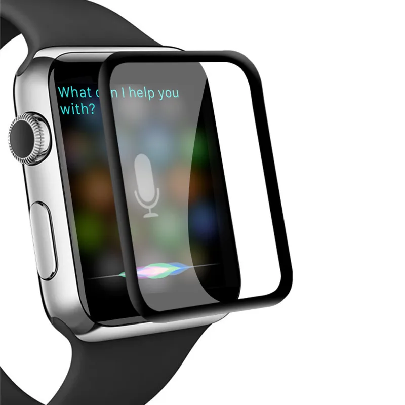3d изогнутые края для планшетов Apple Watch 3 2 1 38 мм 42 Защита экрана iWatch 4 40 44 полная