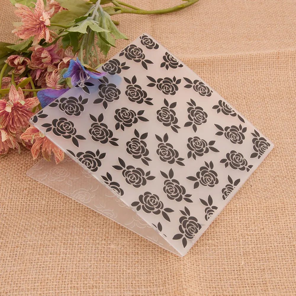 

Embossing Folders Plastic Template Craft Card Christmas for Making Paper Cards Photo Album Scrapbooking Decortion