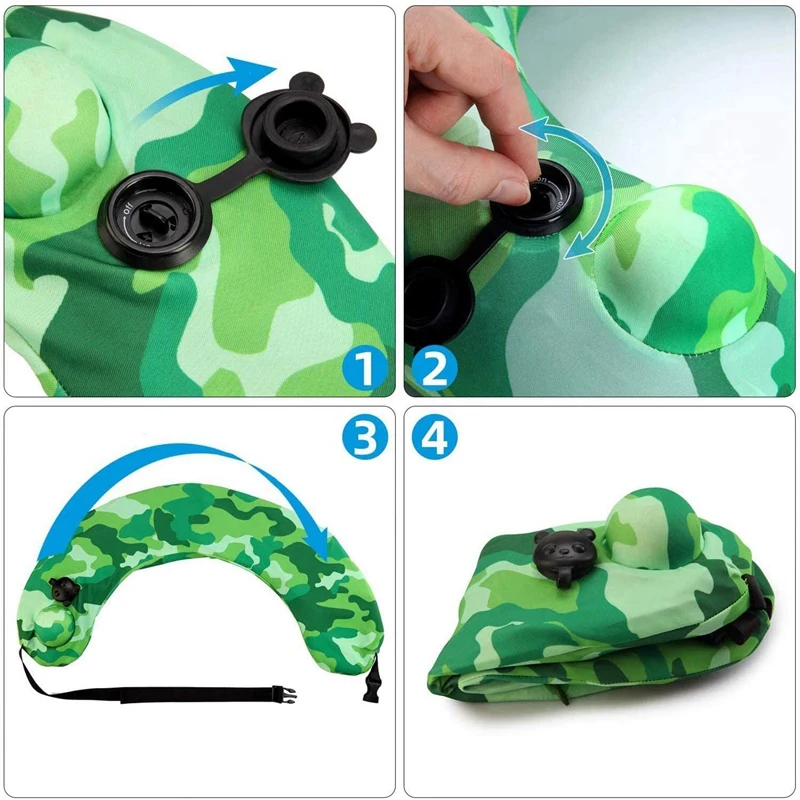

Hot Swim Belt Inflatable Swim Ring Portable Swim Trainer Pool Float Travel Neck Pillow for Kids Adults