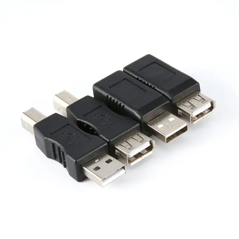 Портативный мини-адаптер для принтера штекер и разъемы 4 шт./компл. USB-адаптер