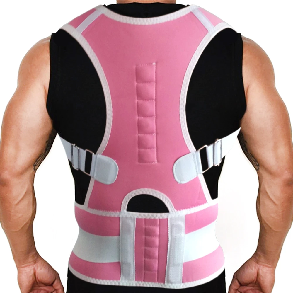 Регулируемый магнитный ремень для поддержки плеч спины позвоночника поясницы