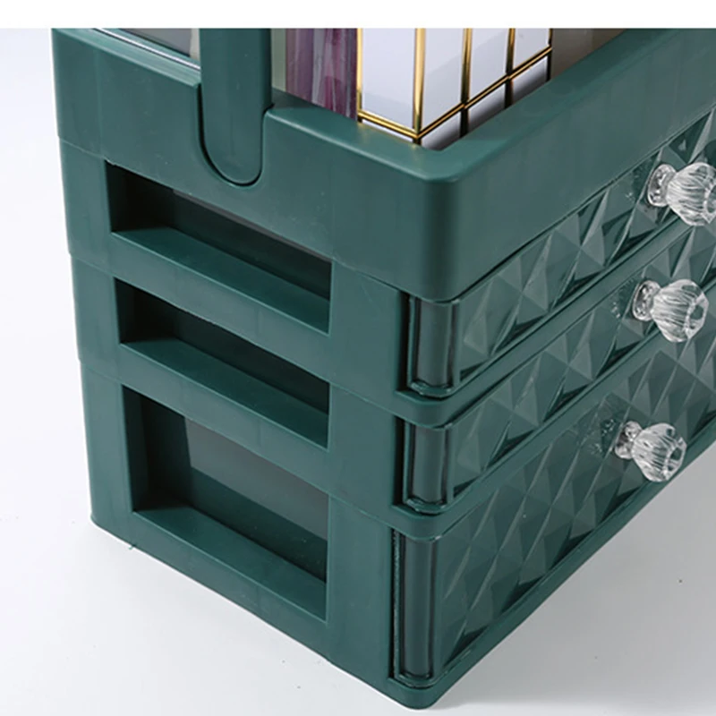 

Portable Drawer Makeup Organizer Cosmetic Beauty Box Nail Desktop Storage Jewelry Case Brush Lipstick Nail Polish Container