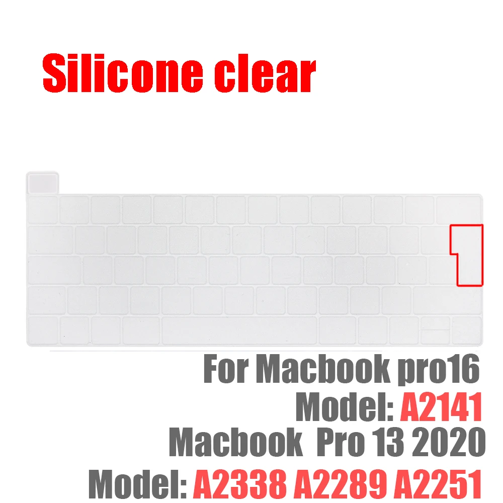 Защитный чехол для клавиатуры ноутбука SDYIGOE Macbook Pro13 M1 2020 A2338/A2289/A2251 pro16 A2141 новинка |