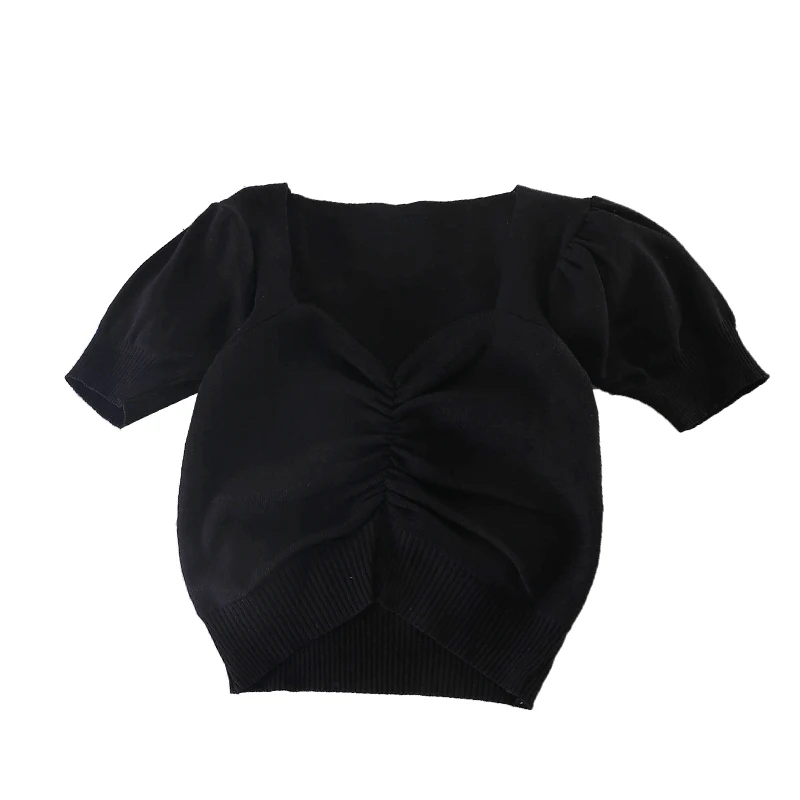 Женская футболка с V образным вырезом коротким рукавом|Футболки| |