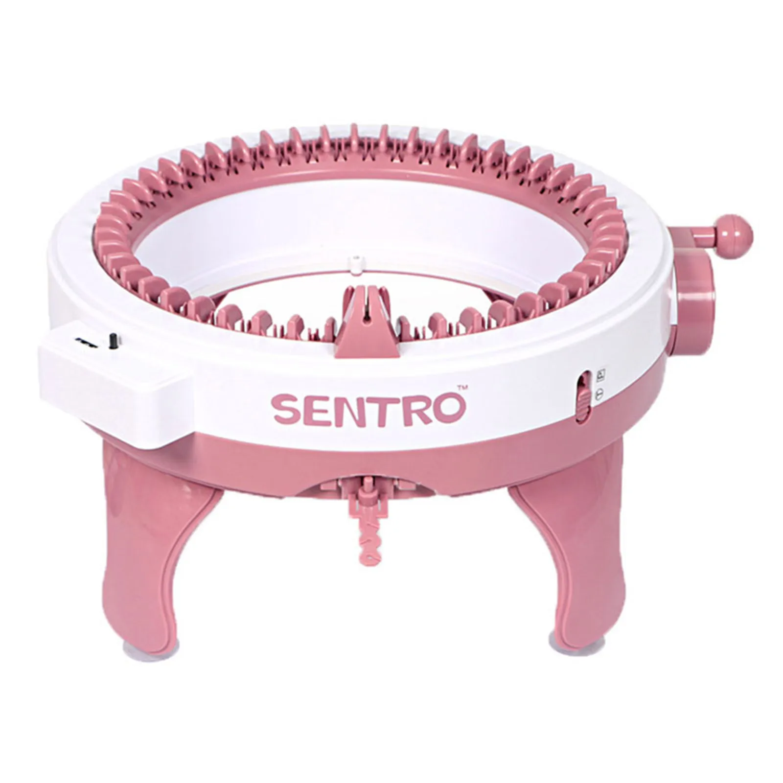 

Knitting Machine Smart Weaving Loom Round Knitting Machines Knitting Board Rotating Double Knit Loom for Sock Hat SP99