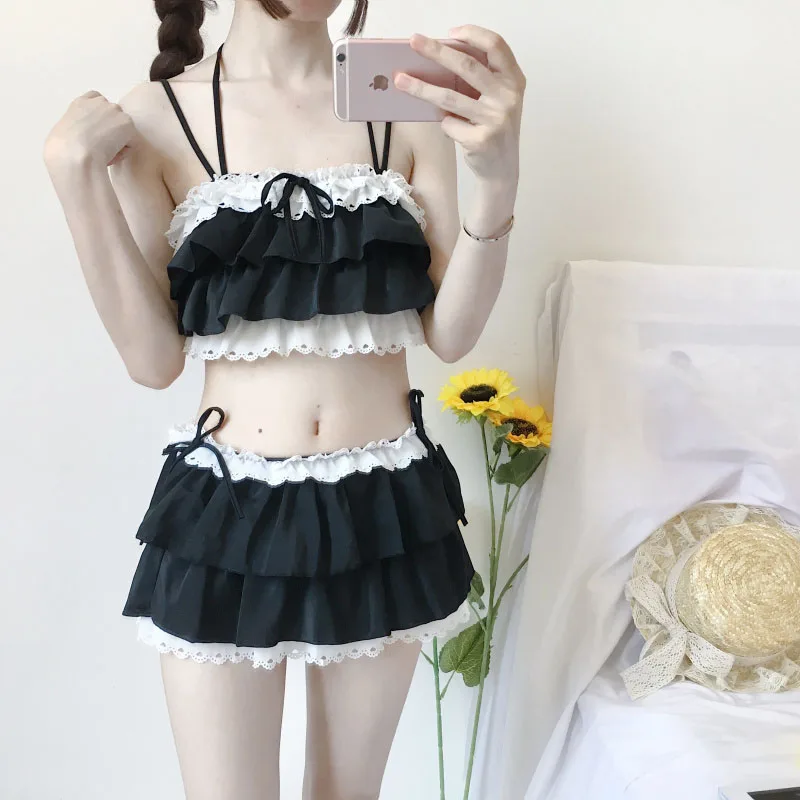 Нижнее белье Kawaii японское 2 шт. купальник для косплея комплектов милая девушка