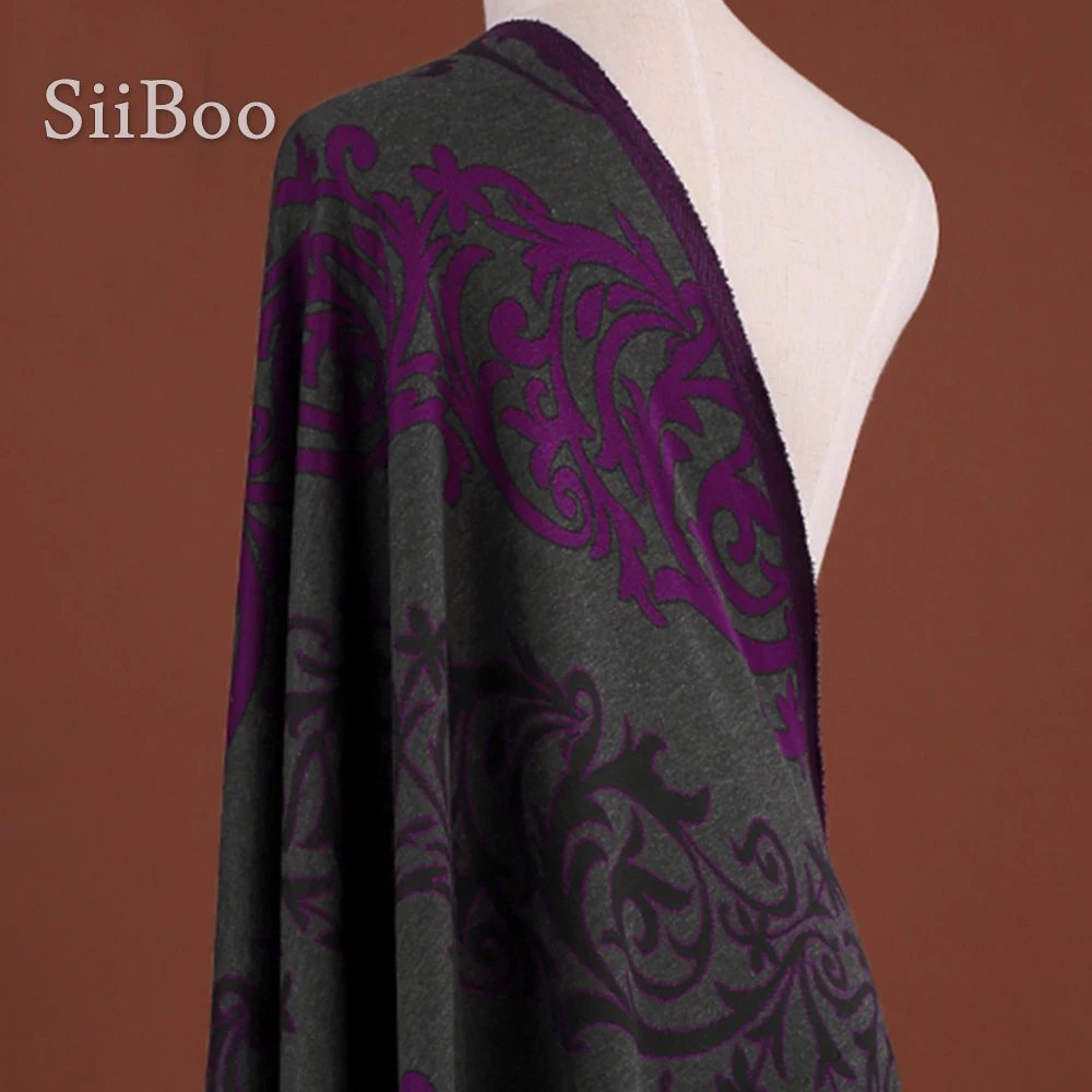 Классический Цветочный Жаккардовый трикотажный материал в американском стиле