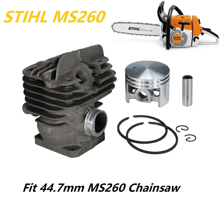 Прочное 260 44 7 мм кольцо поршня цилиндра для STIHL 026 MS260 026PRO 026Artic Запчасти бензопилы