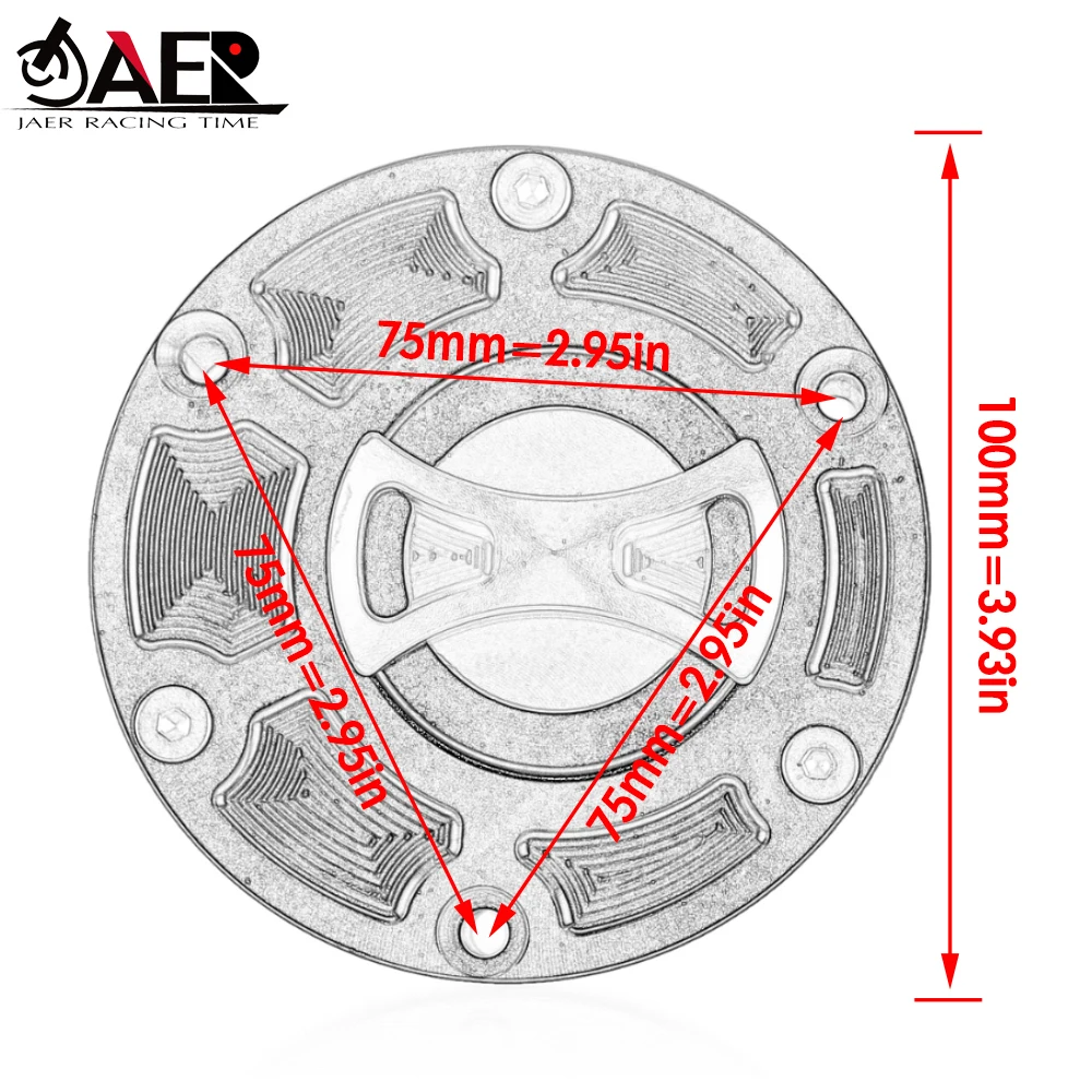 Крышка бензинового бака CNC для Мотоцикла BMW G310R G 310 R 2016-2020 G310GS G 310 GS 2017-2020 (art.: 3920b2508b2ca) - 3920b2508b2ca